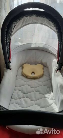 Коляска 2 в 1+ падушка, ванночка, книги с играми