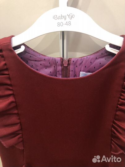 Школьная форма платье бордовое 122 р