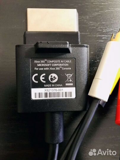 Xbox 360 Slim/Fat. AV кабель