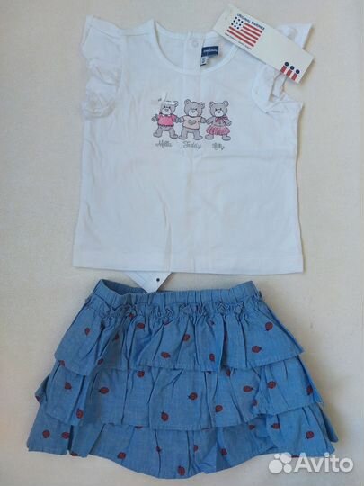 Летний костюм на девочку, 6/9 (74)