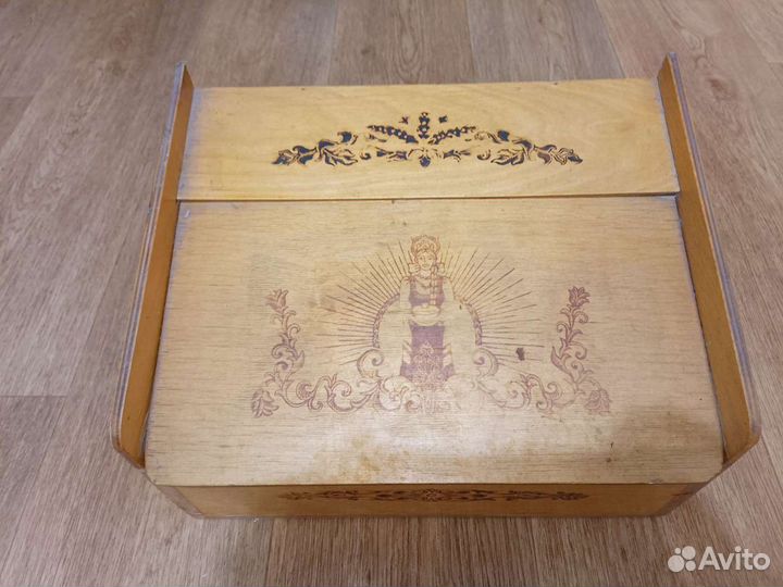 Хлебница деревянная СССР