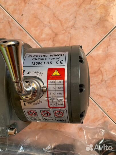 Лебедка электрическая 12V Electric Winch 12000lbs