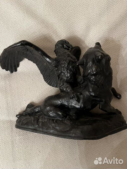 Каслинское литьё.Чугун,битва орла и волка
