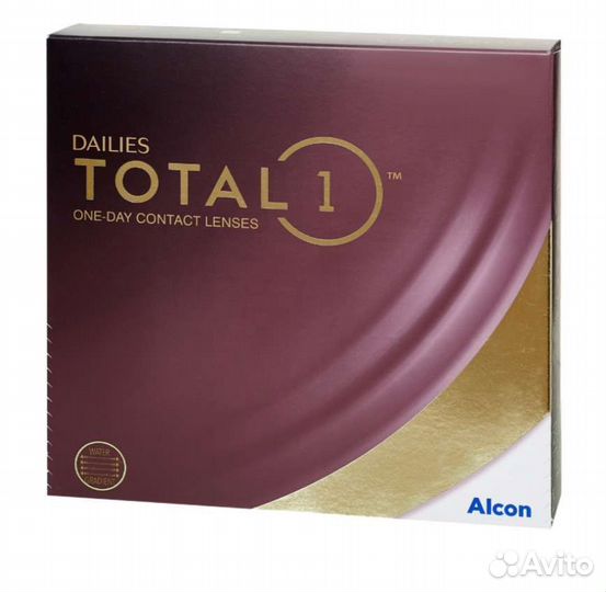 Линзы контактные однодневные alcon Dailies Total 1