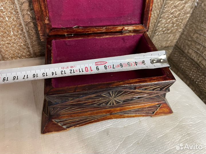 Шкатулка ручная работа внутри бархат