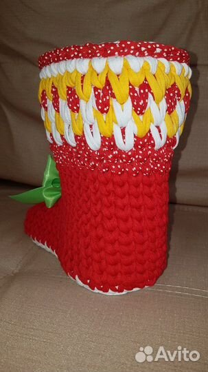 Новогодний Сапожок - корзина