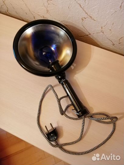 Синяя лампа для прогревания