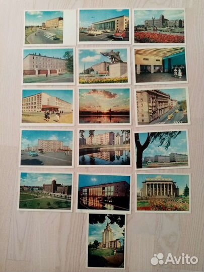 Открытки СССР Рига 1961г 16 шт