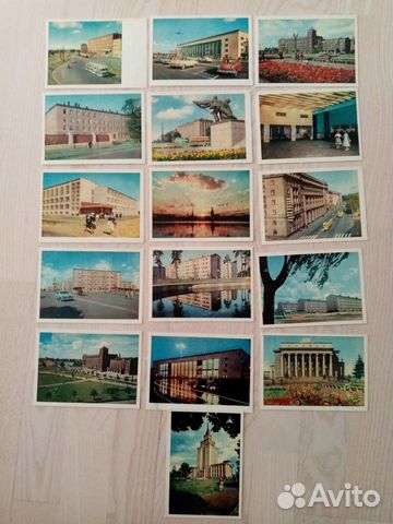 Открытки СССР Рига 1961г 16 шт