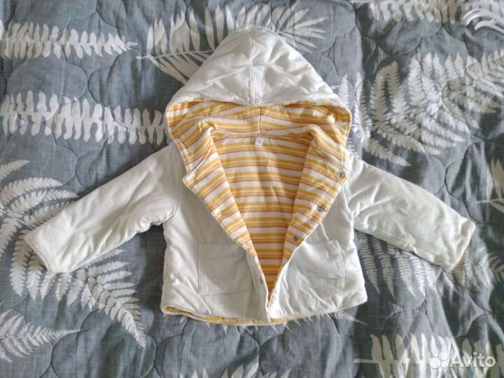 Кофточка утепленная на малыша 74