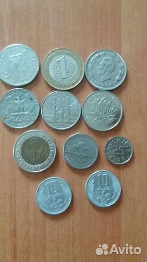 Монеты разные