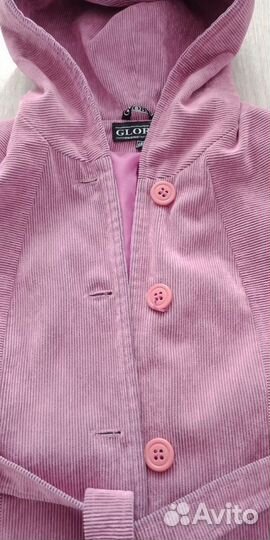 Плащ вельвет