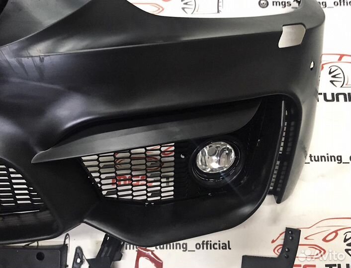 Бампер передний BMW 3 серия f30 М3-Look с птф