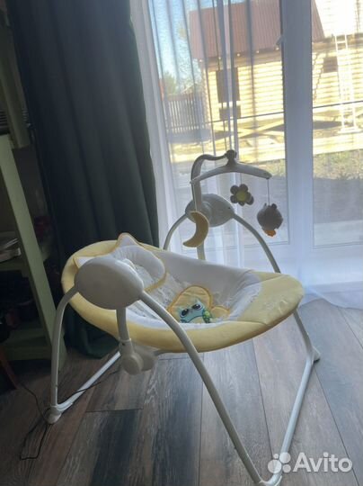 Детские электронные качели для новорожденных