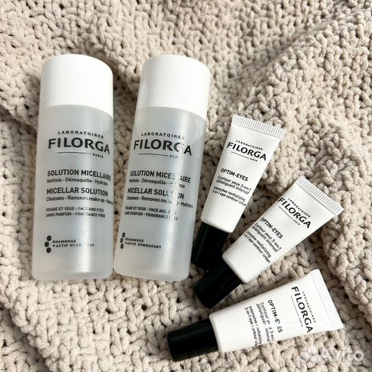 Filorga мицелярная вода, крем для кожи вокруг глаз