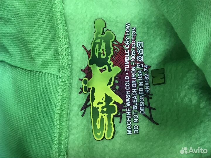 Худи sp5der green