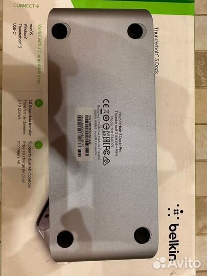 Док станция Belkin thunderbolt 3 dock мод. F4U097