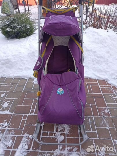 Детские санки коляска бу