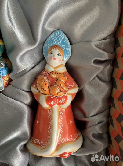 Подарочный набор новогодний. Дед мороз, снегурочка