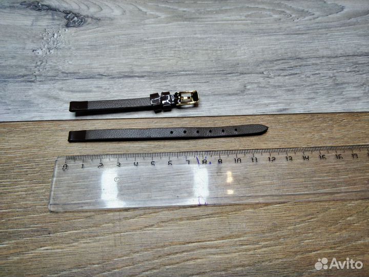 Кожаный Ремешок на часы 6 мм, Viking