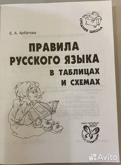 Правила русского языка в таблицах и схемах