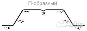 Штакетник GrandLine П/М-образный Фигурный Полиэсте