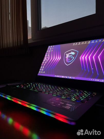 Игровой ноутбук MSI raider GE 77 HX rtx 3080 ti