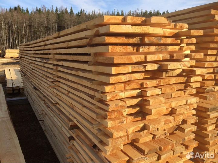 Доска обрезная 25х150 Честная цена