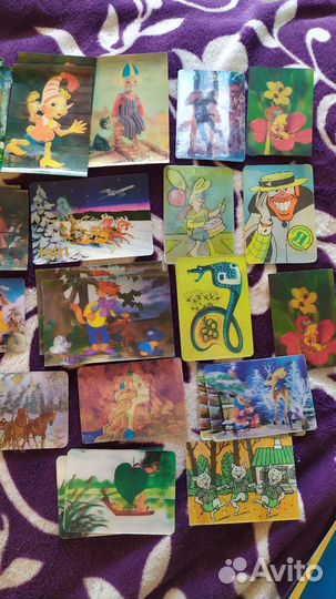 Объёмные календари и открытки винтаж