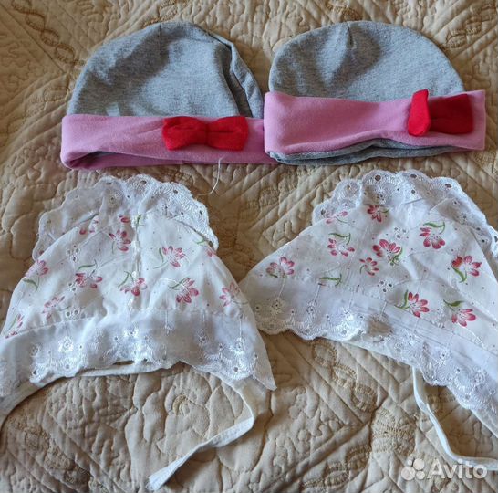 Детские шапочки для новорожденных