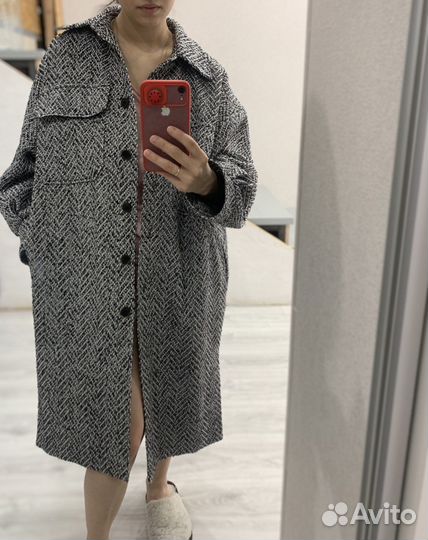 Пальто женское оверсайз