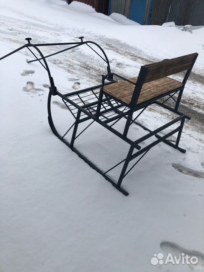 Сани-качалка для лошади и пони