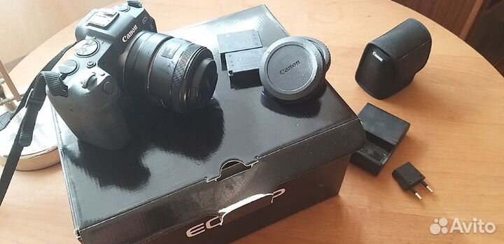 Canon EOS Rp+ объектив 1.8 50мм + EF-EOS R