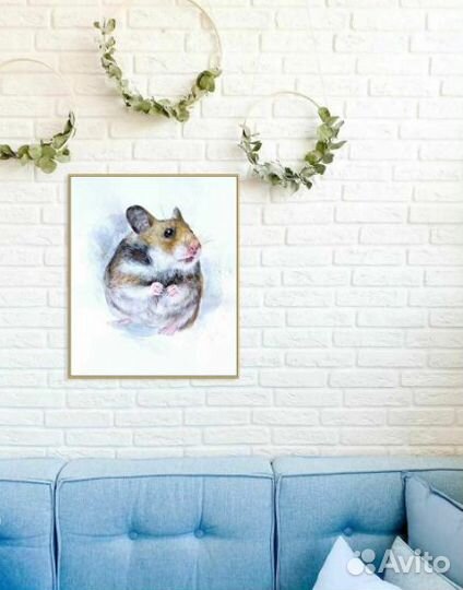 Картина акварелью для детской комнаты