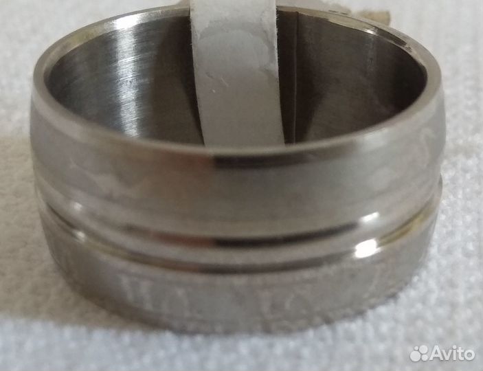 Кольцо и цепочка медицинская сталь 90-е г.г