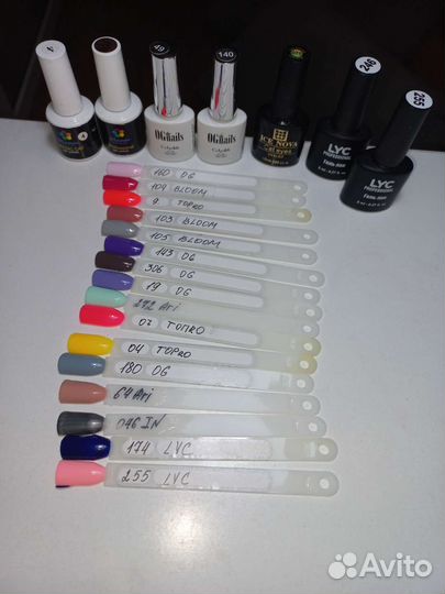 Гель лаки базы гели праймер топ наклейки слайдеры