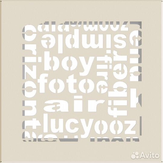 Решетка 17/17 (152 мм х 152 мм), кремовая ABC