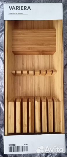 Variera подставка для ножей бамбук, Икея, IKEA