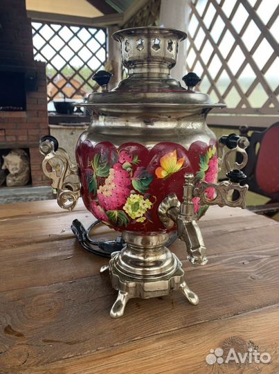 Самовар электрический расписной