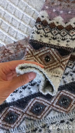 Свитер шерстяной мужской 48