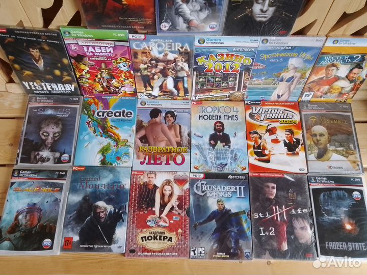 Диски PC игры 21 шт