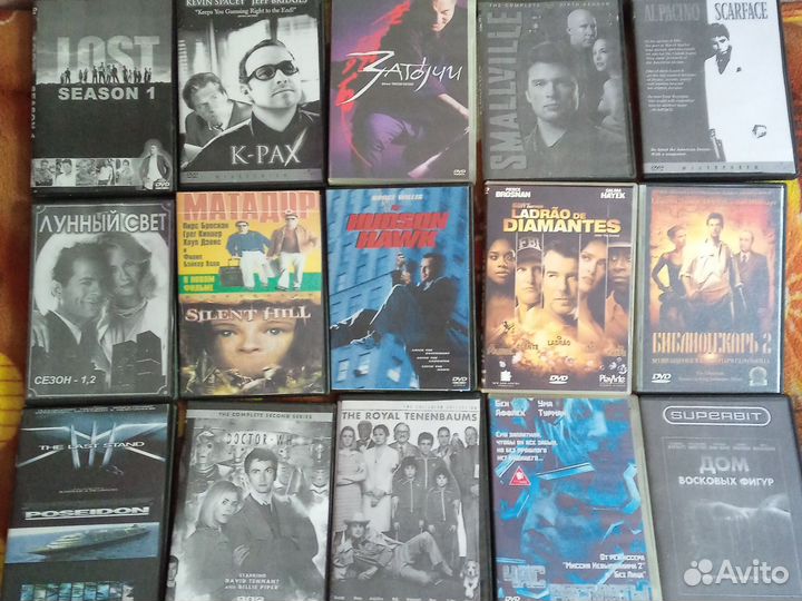 Фильмы на DVD (45 шт.)