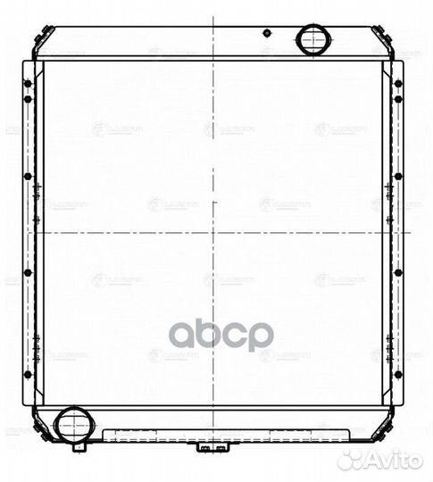 Радиатор охл. LRc 07150 luzar