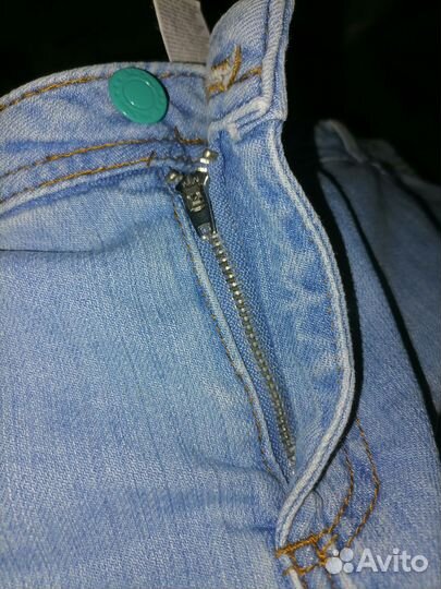 Джинсовая юбка большого размера