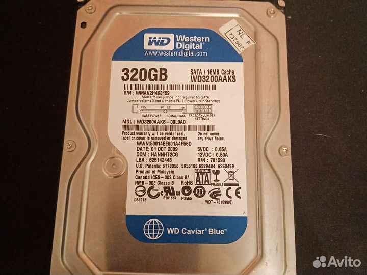 Жесткий диск 320 gb