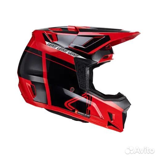 Мотошлем Leatt Moto 7.5 Helmet Kit (Red, XS, 2024