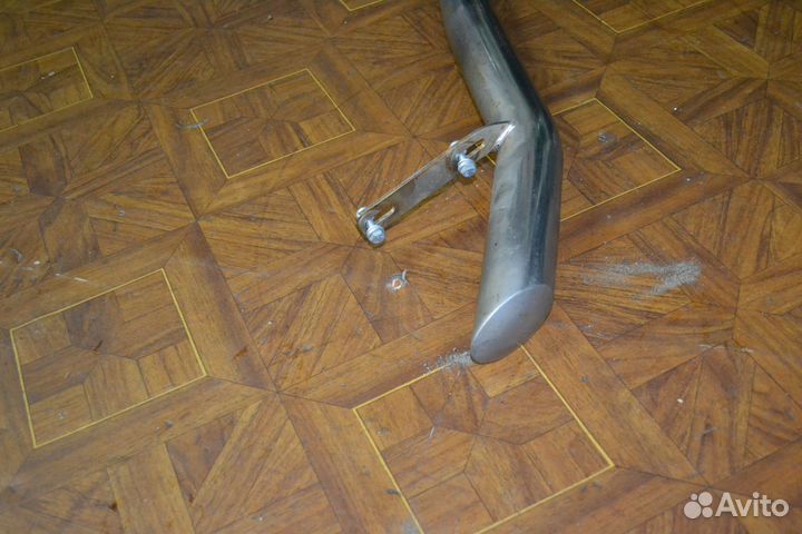 Защита переднего бампера Рено Сандеро 2