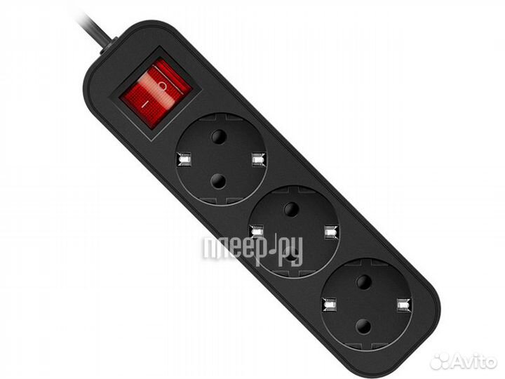 Удлинитель Defender G330 3 Sockets 3m Black 99334