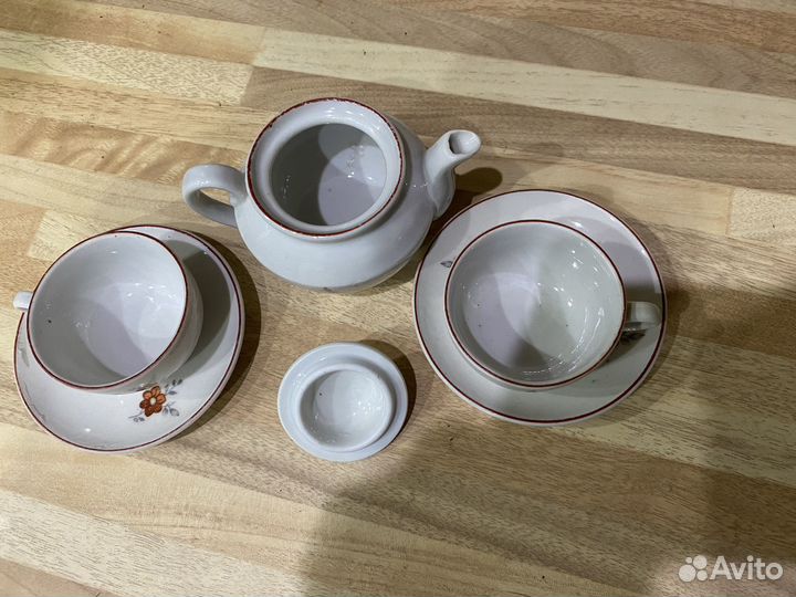 Набор детской фарфоровой посуды для коллекции