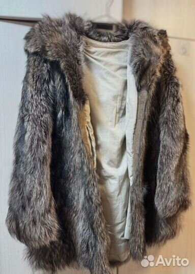 Шуба натуральный мех 42